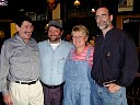 Bruce Reekie, Jim Gottstein, Dixie Burns and Bob Parsons